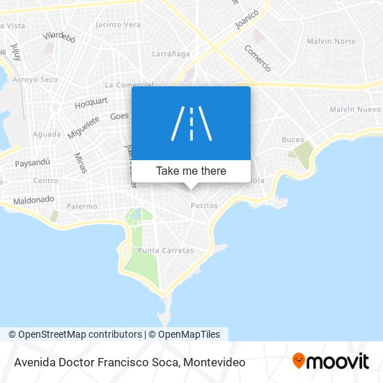 Avenida Doctor Francisco Soca map