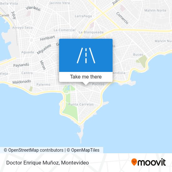 Doctor Enrique Muñoz map