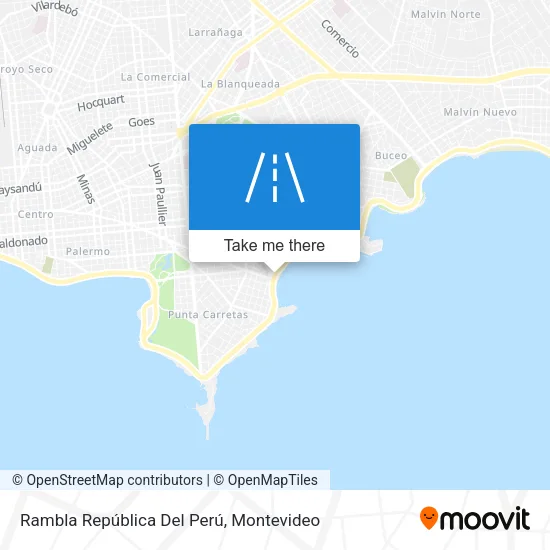 Rambla República Del Perú map