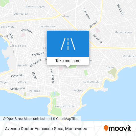 Avenida Doctor Francisco Soca map