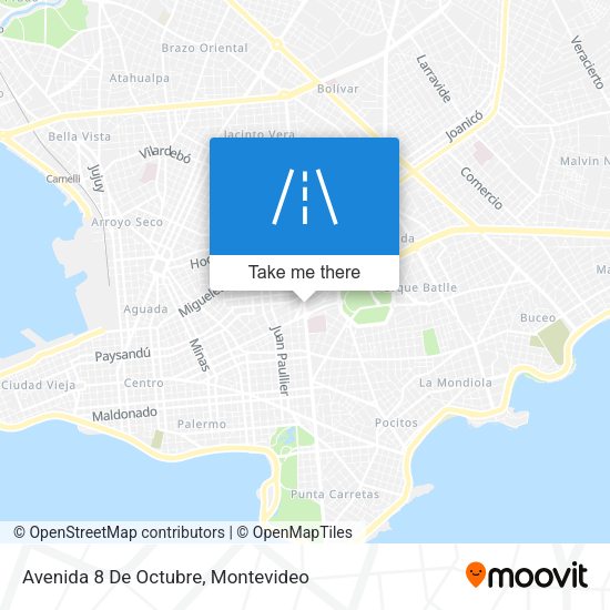 Avenida 8 De Octubre map