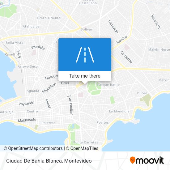 Ciudad De Bahía Blanca map