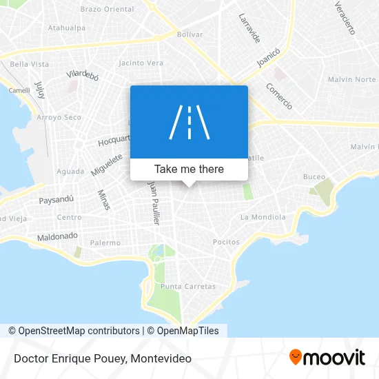 Doctor Enrique Pouey map