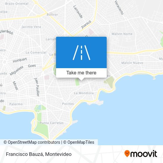 Francisco Bauzá map