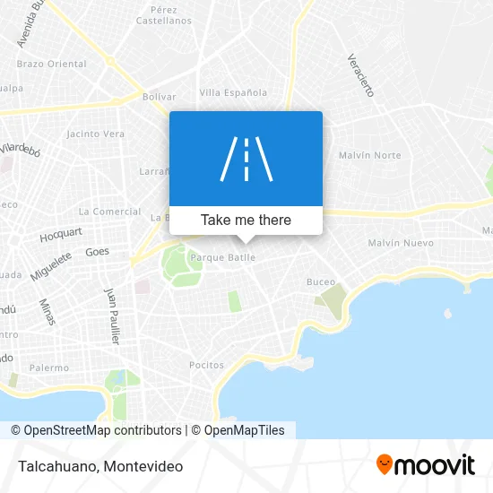 Talcahuano map
