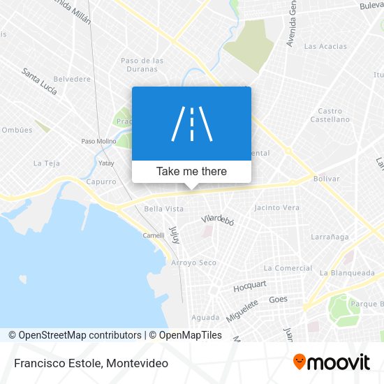 Francisco Estole map