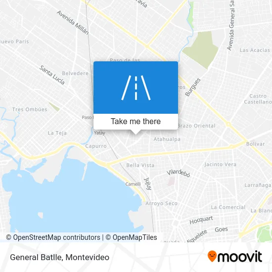 General Batlle map