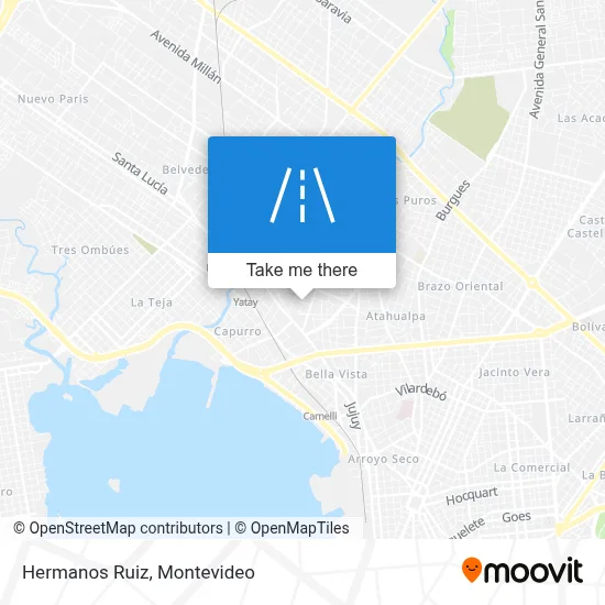 Hermanos Ruiz map