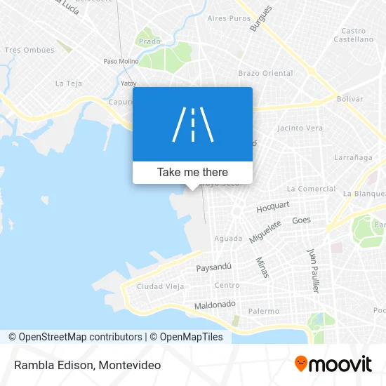 Rambla Edison map