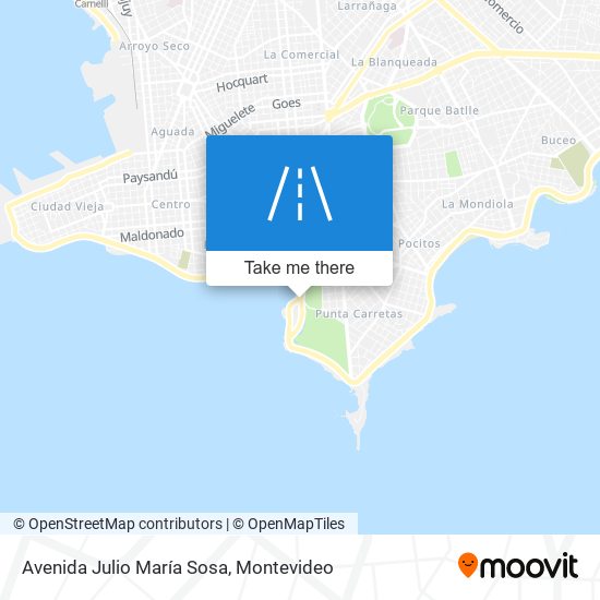 Avenida Julio María Sosa map