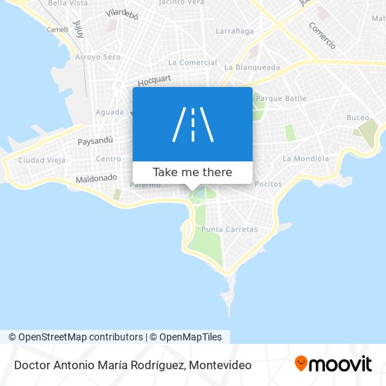 Doctor Antonio María Rodríguez map