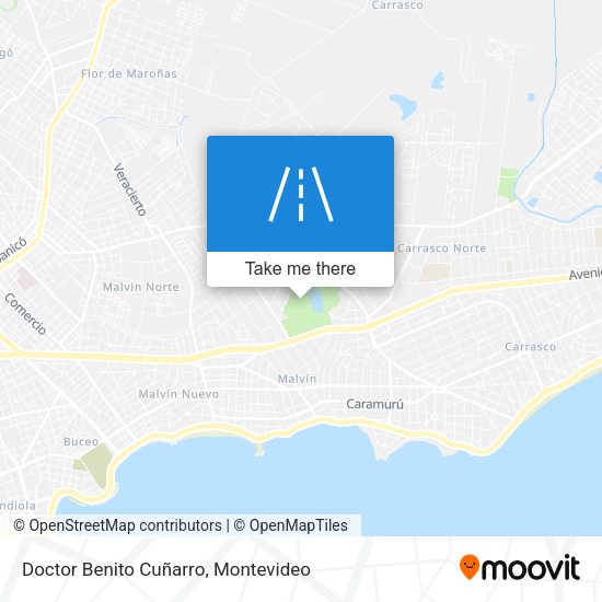 Doctor Benito Cuñarro map