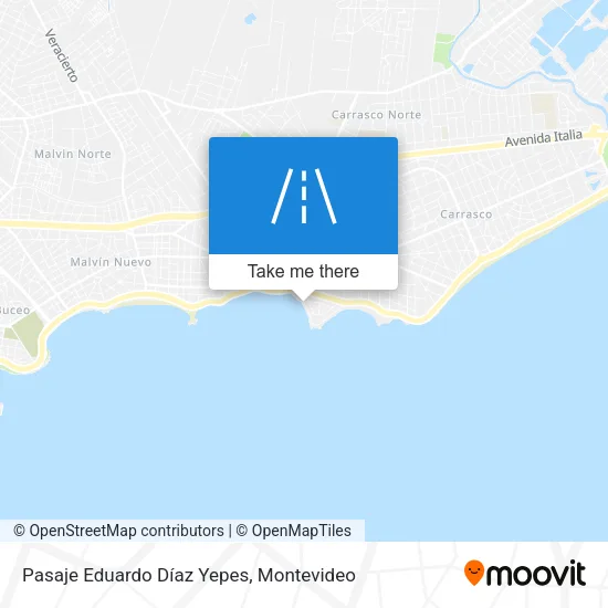 Mapa de Pasaje Eduardo Díaz Yepes