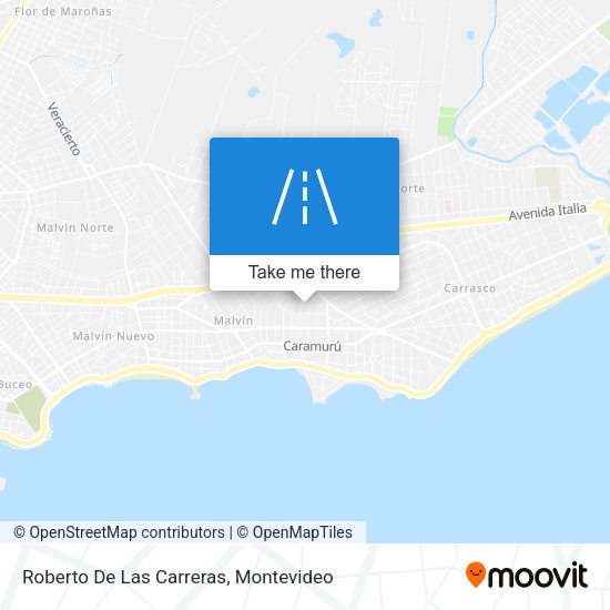 Roberto De Las Carreras map