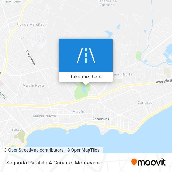 Segunda Paralela A Cuñarro map