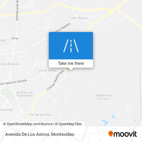 Avenida De Los Astros map