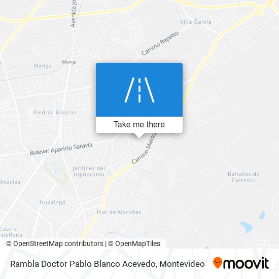 Rambla Doctor Pablo Blanco Acevedo map