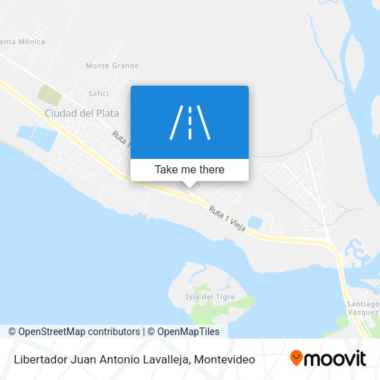 Libertador Juan Antonio Lavalleja map