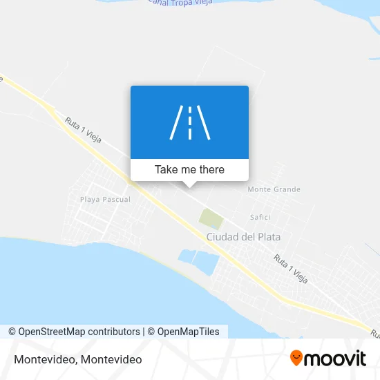 Montevideo map