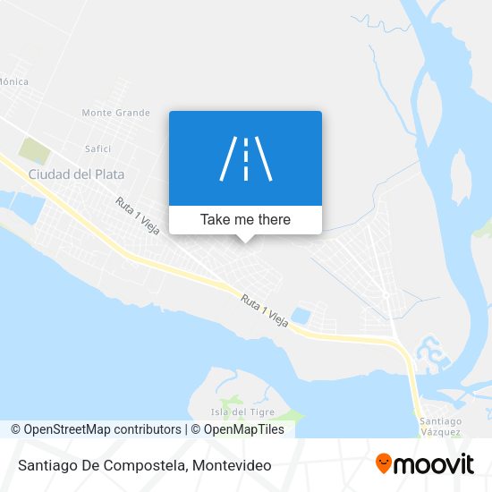 Santiago De Compostela map