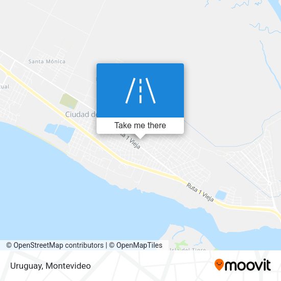 Mapa de Uruguay