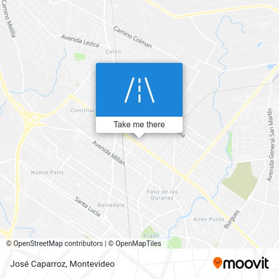 Mapa de José Caparroz