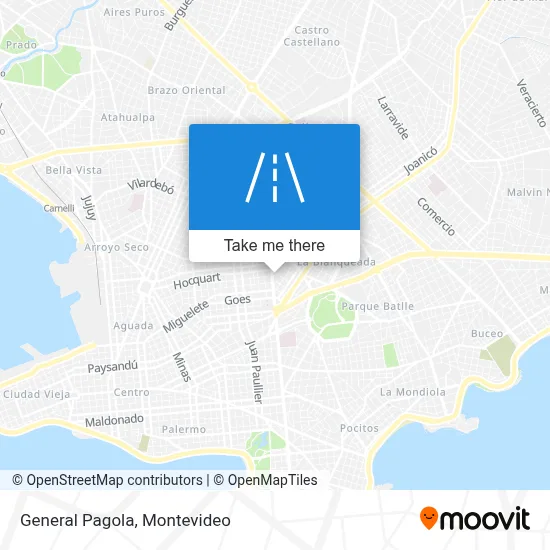 General Pagola map