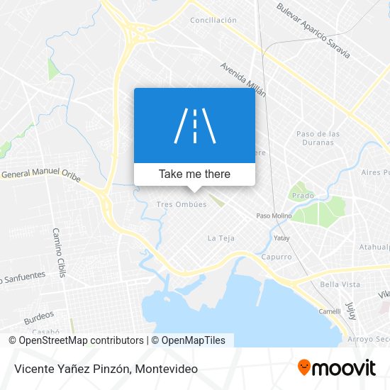Mapa de Vicente Yañez Pinzón