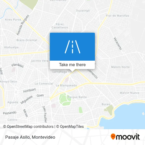 Pasaje Asilo map