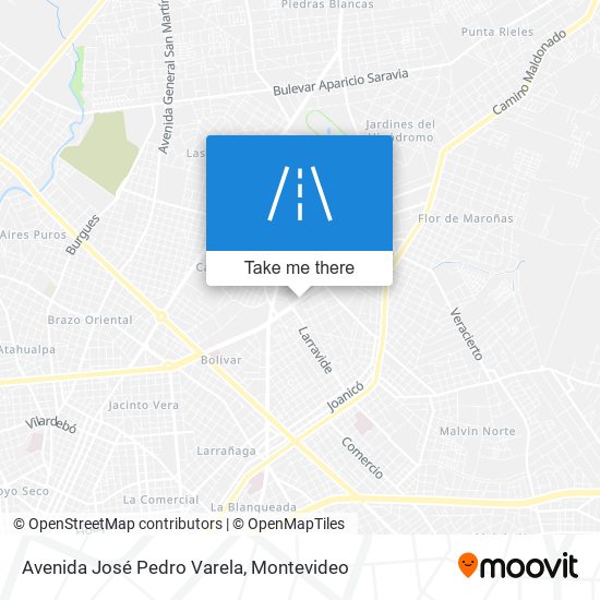 Avenida José Pedro Varela map