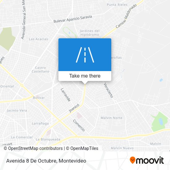Avenida 8 De Octubre map