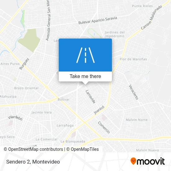 Sendero 2 map