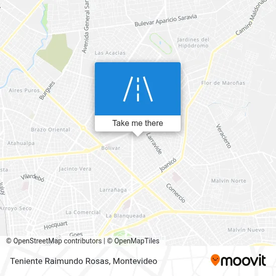 Teniente Raimundo Rosas map