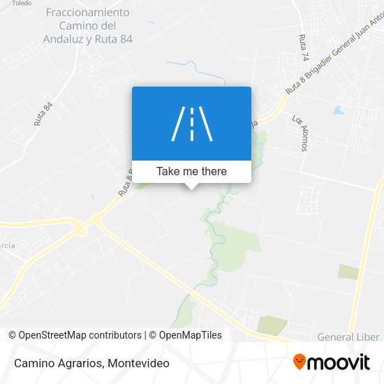 Mapa de Camino Agrarios