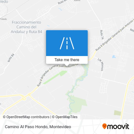 Mapa de Camino Al Paso Hondo