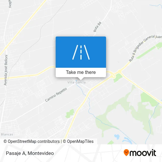 Pasaje A map