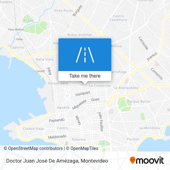 Mapa de Doctor Juan José De Amézaga