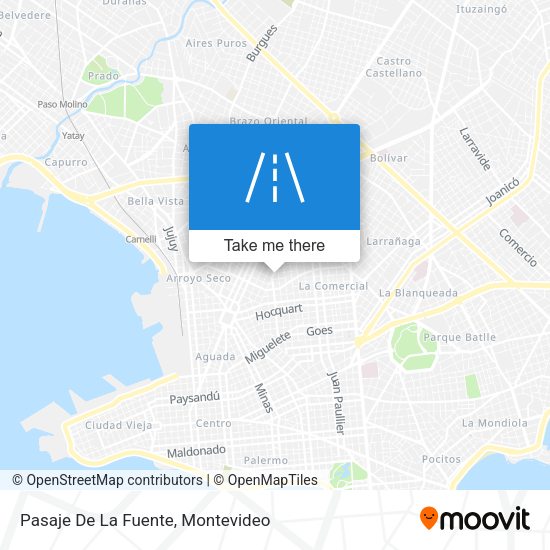 Mapa de Pasaje De La Fuente