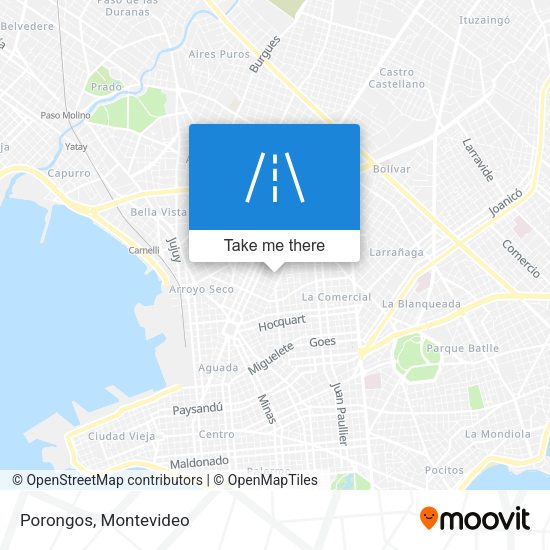 Mapa de Porongos