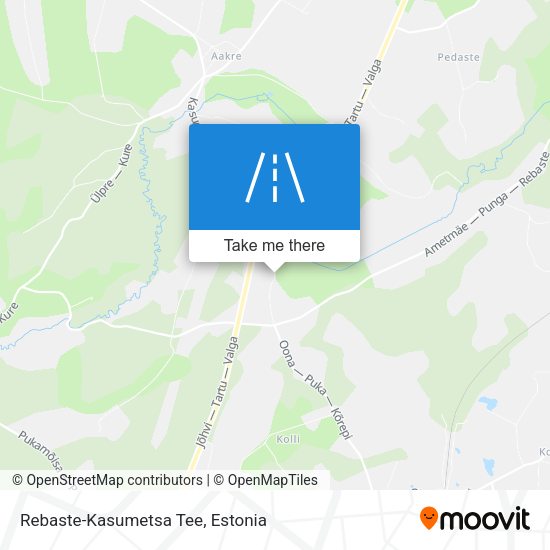Rebaste-Kasumetsa Tee map