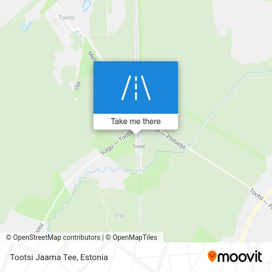 Карта Tootsi Jaama Tee