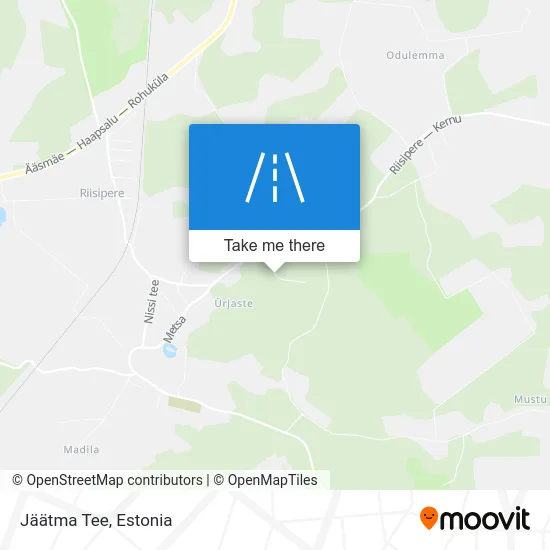 Карта Jäätma Tee