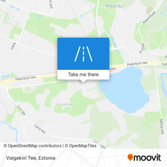 Карта Valgekivi Tee