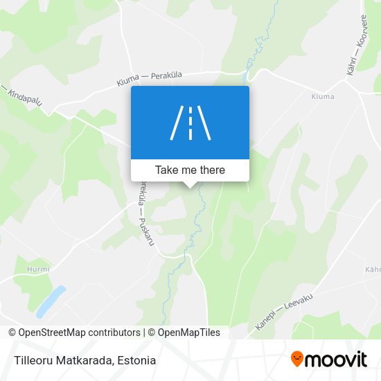 Карта Tilleoru Matkarada