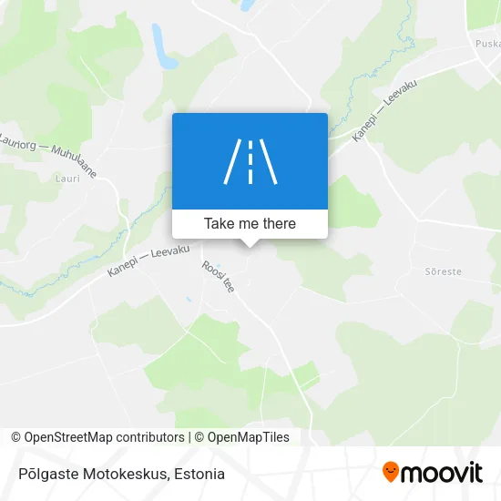 Карта Põlgaste Motokeskus