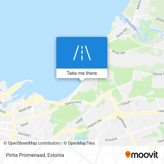 Карта Pirita Promenaad
