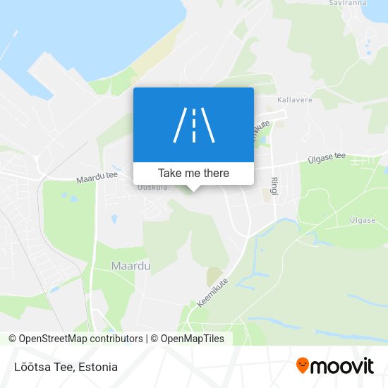 Lõõtsa Tee map