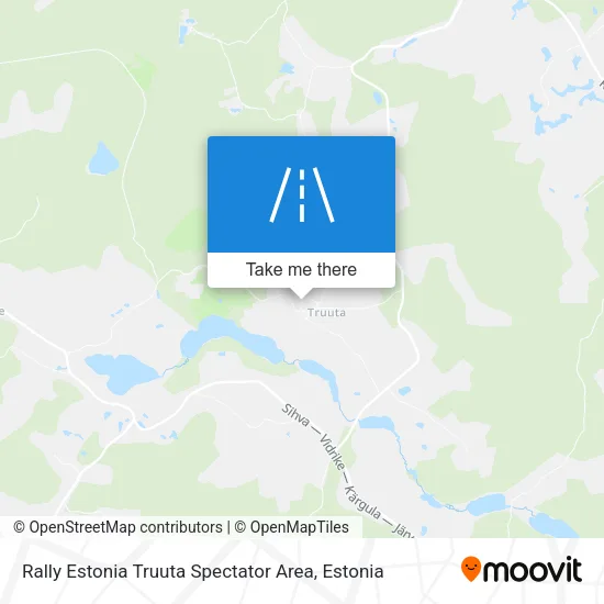 Карта Rally Estonia Truuta Spectator Area