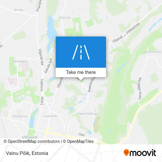 Карта Vainu Põik