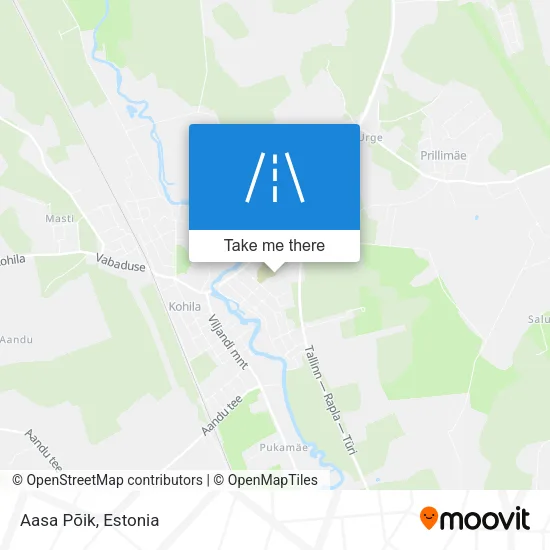 Карта Aasa Põik